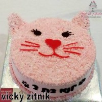 עוגת זילוף חתולה